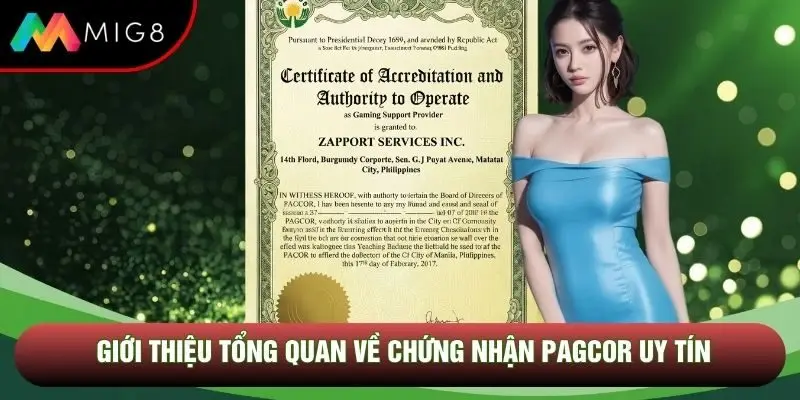 Giới thiệu tổng quan về chứng nhận PAGCOR uy tín
