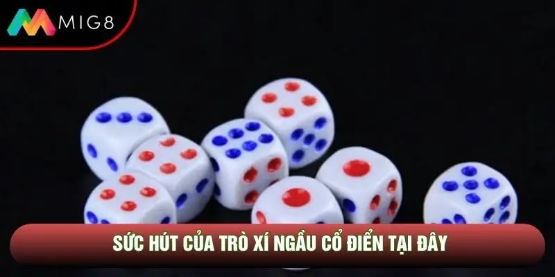 Sức hút của trò xí ngầu cổ điển tại đây